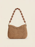 Colorful Woven Shoulder Bag