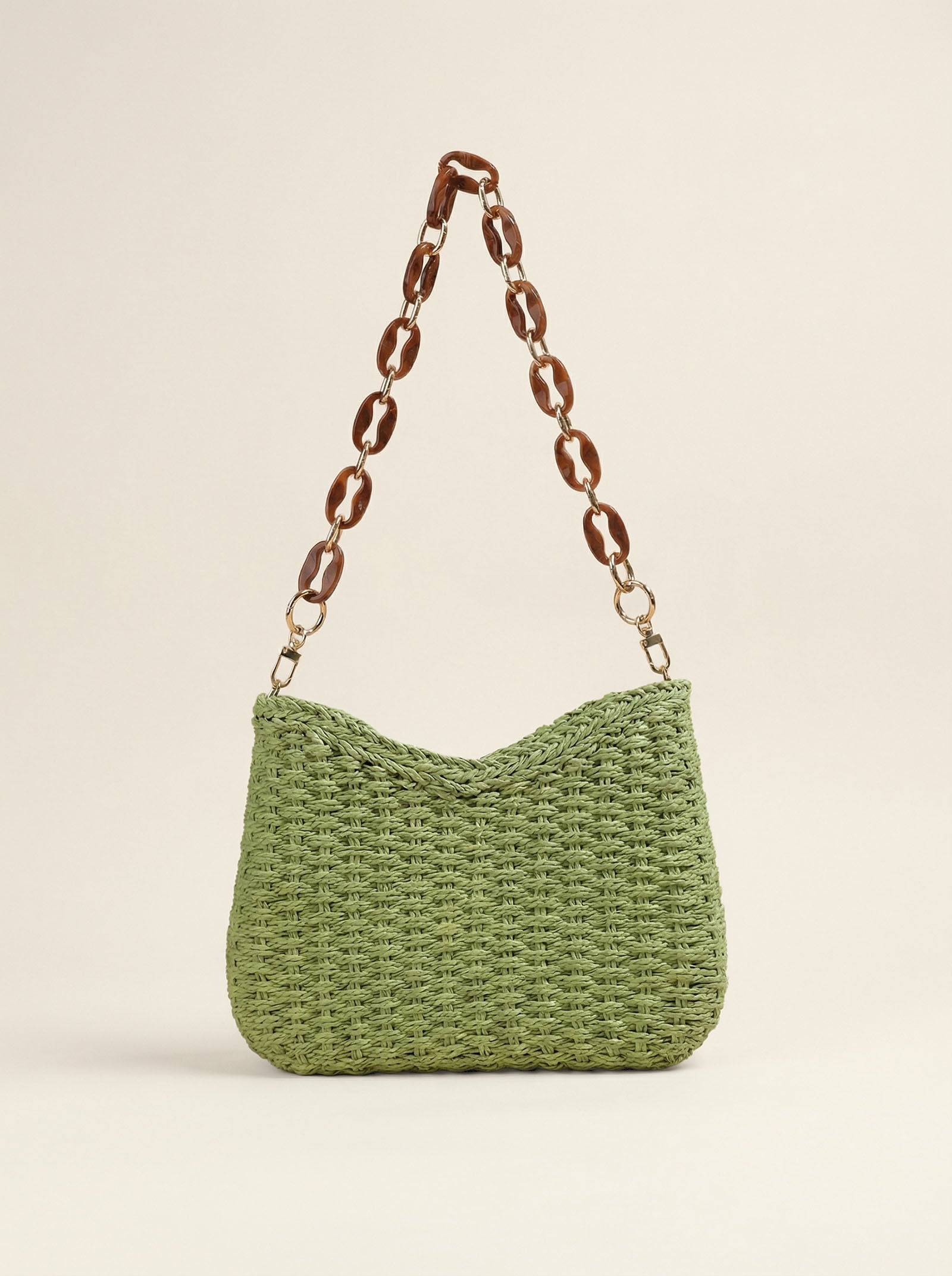 Colorful Woven Shoulder Bag