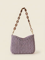 Colorful Woven Shoulder Bag