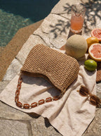 Colorful Woven Shoulder Bag