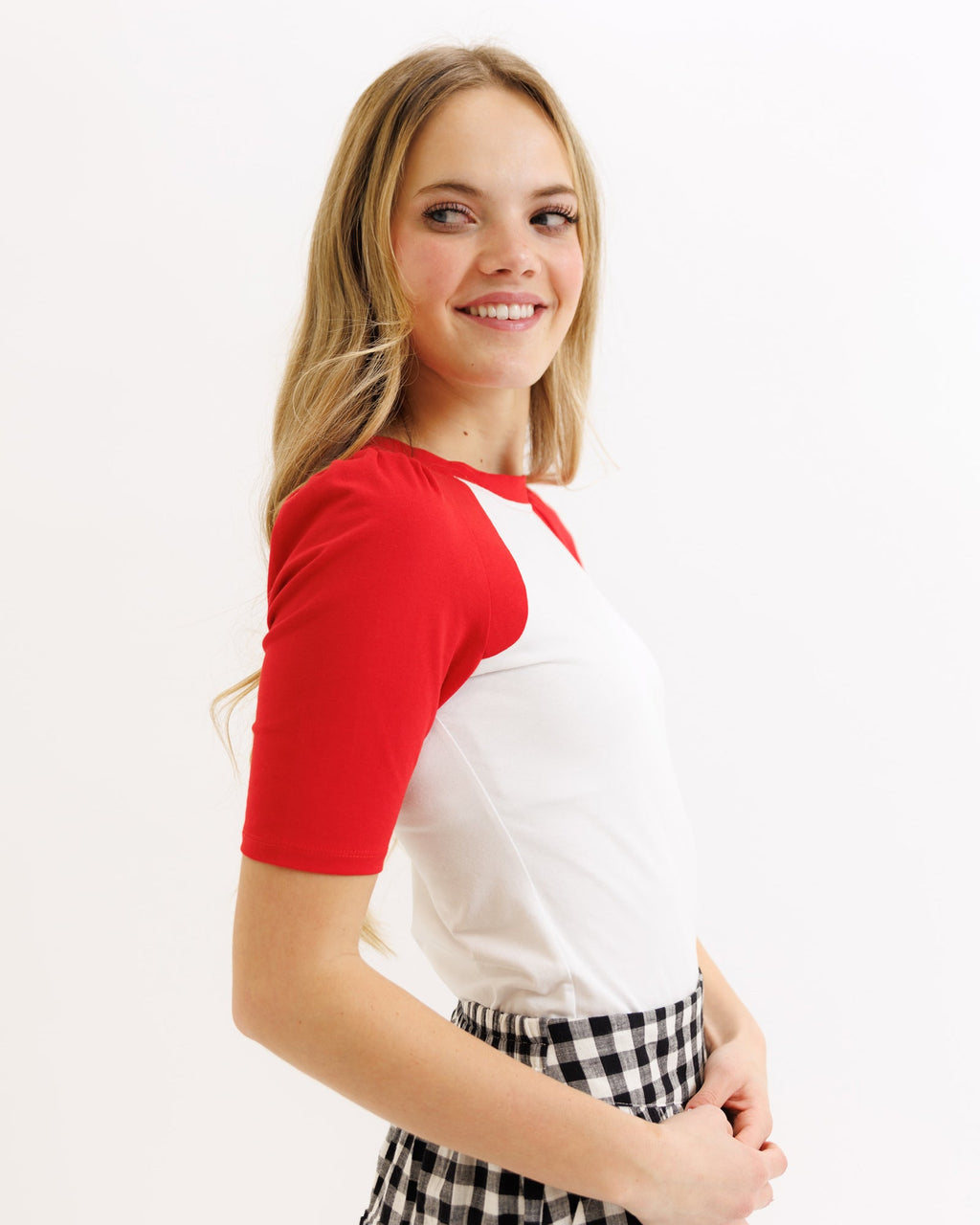 The Gathered Raglan Tee