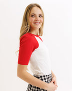 The Gathered Raglan Tee