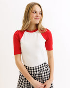 The Gathered Raglan Tee
