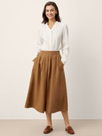 The Lilith Linen Skirt