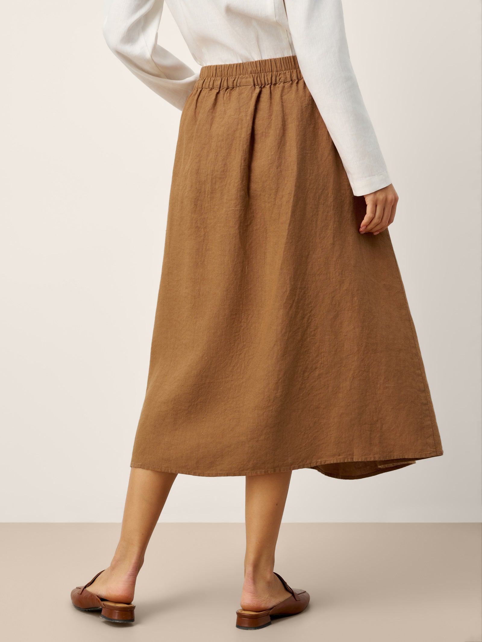The Lilith Linen Skirt