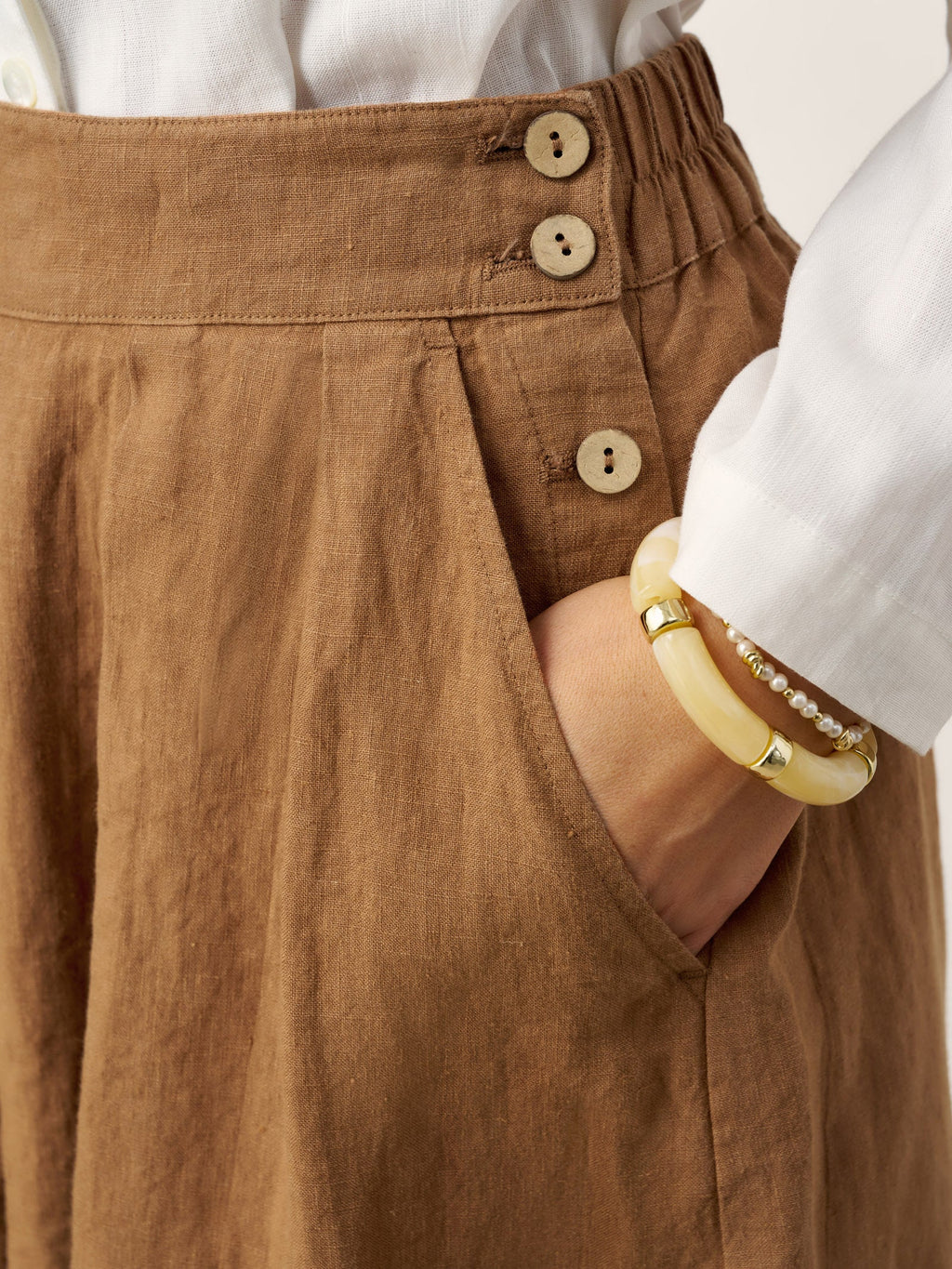 The Lilith Linen Skirt