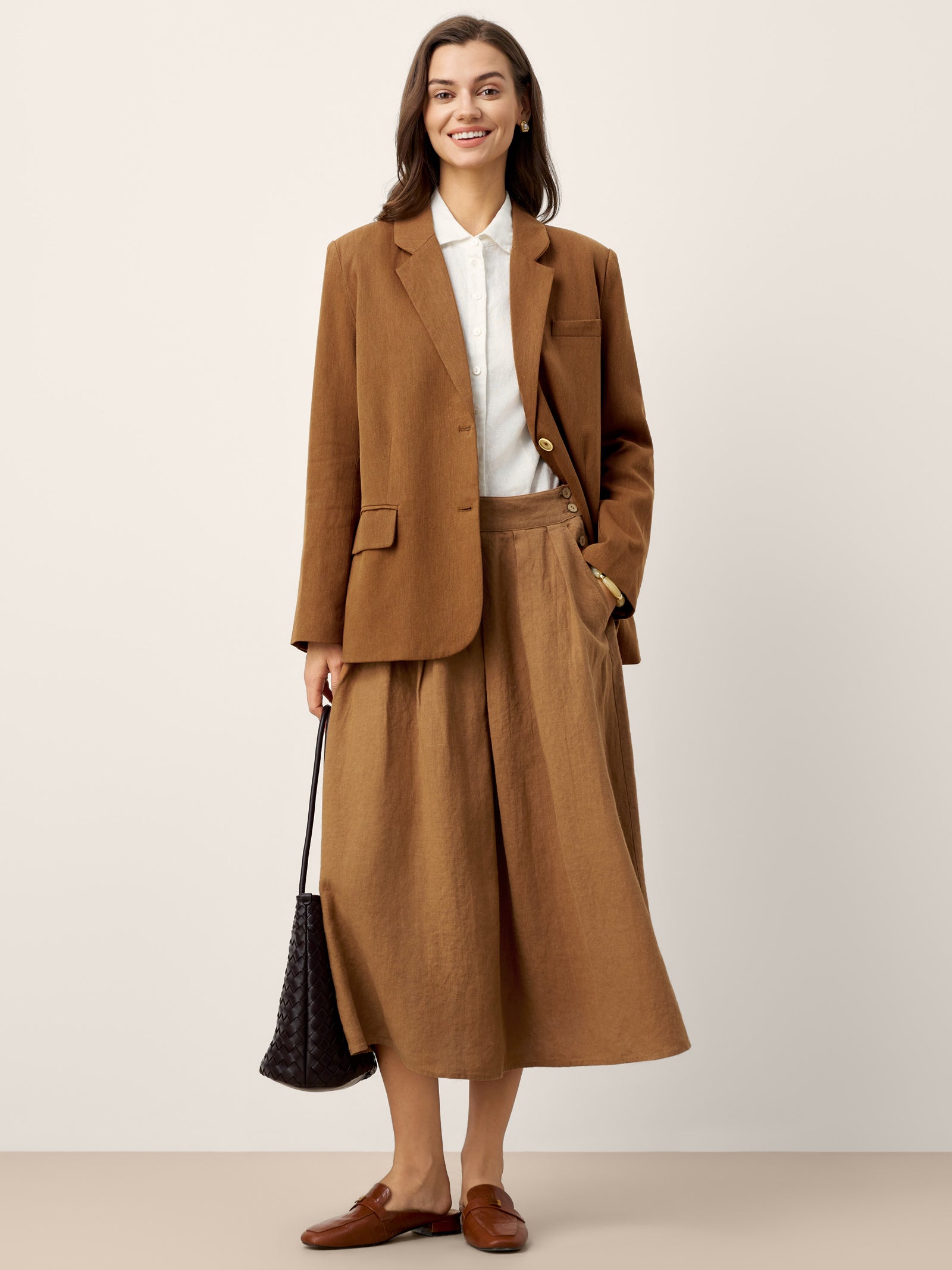 The Lilith Linen Skirt
