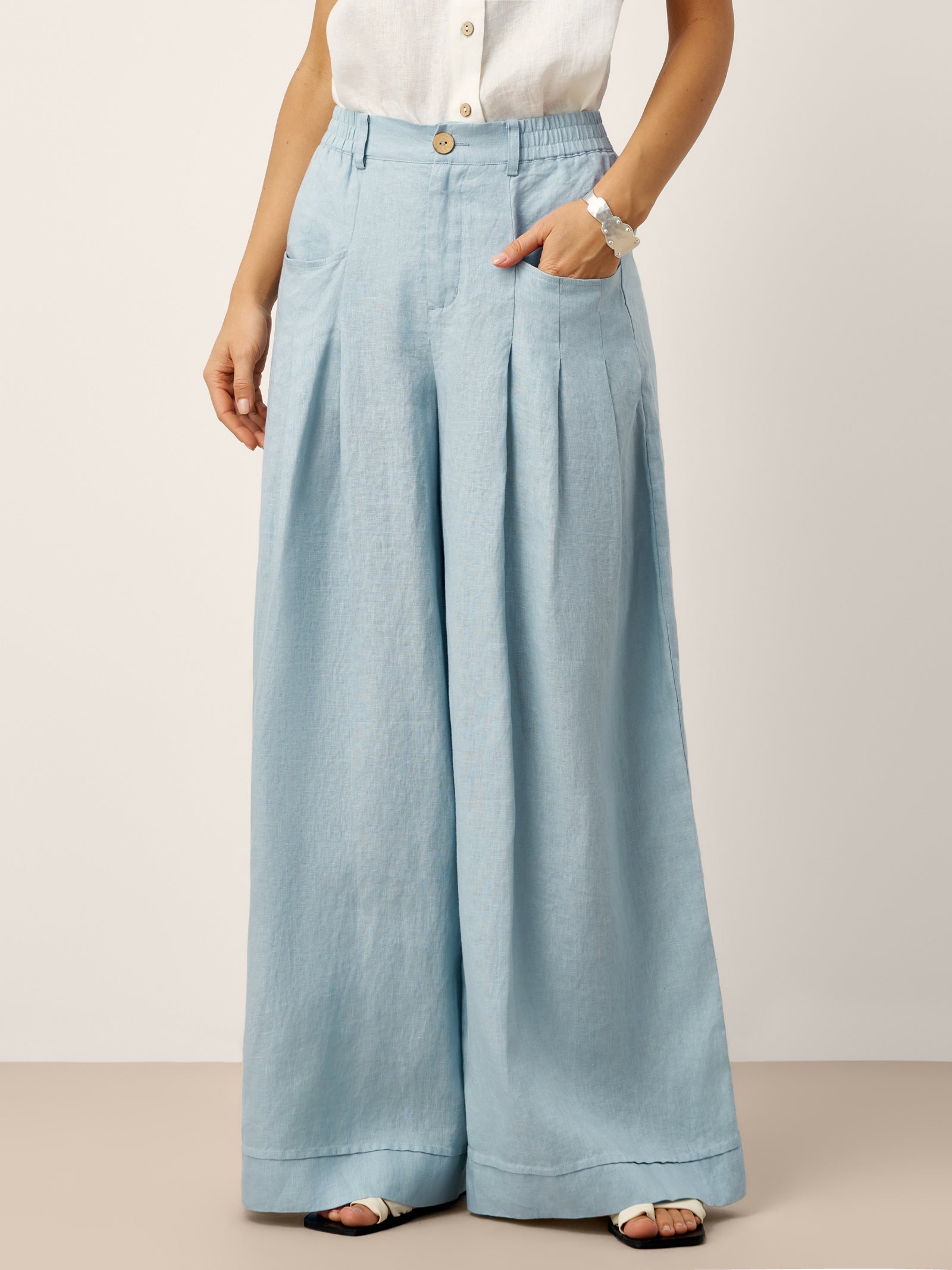 Tailored Linen Trousers