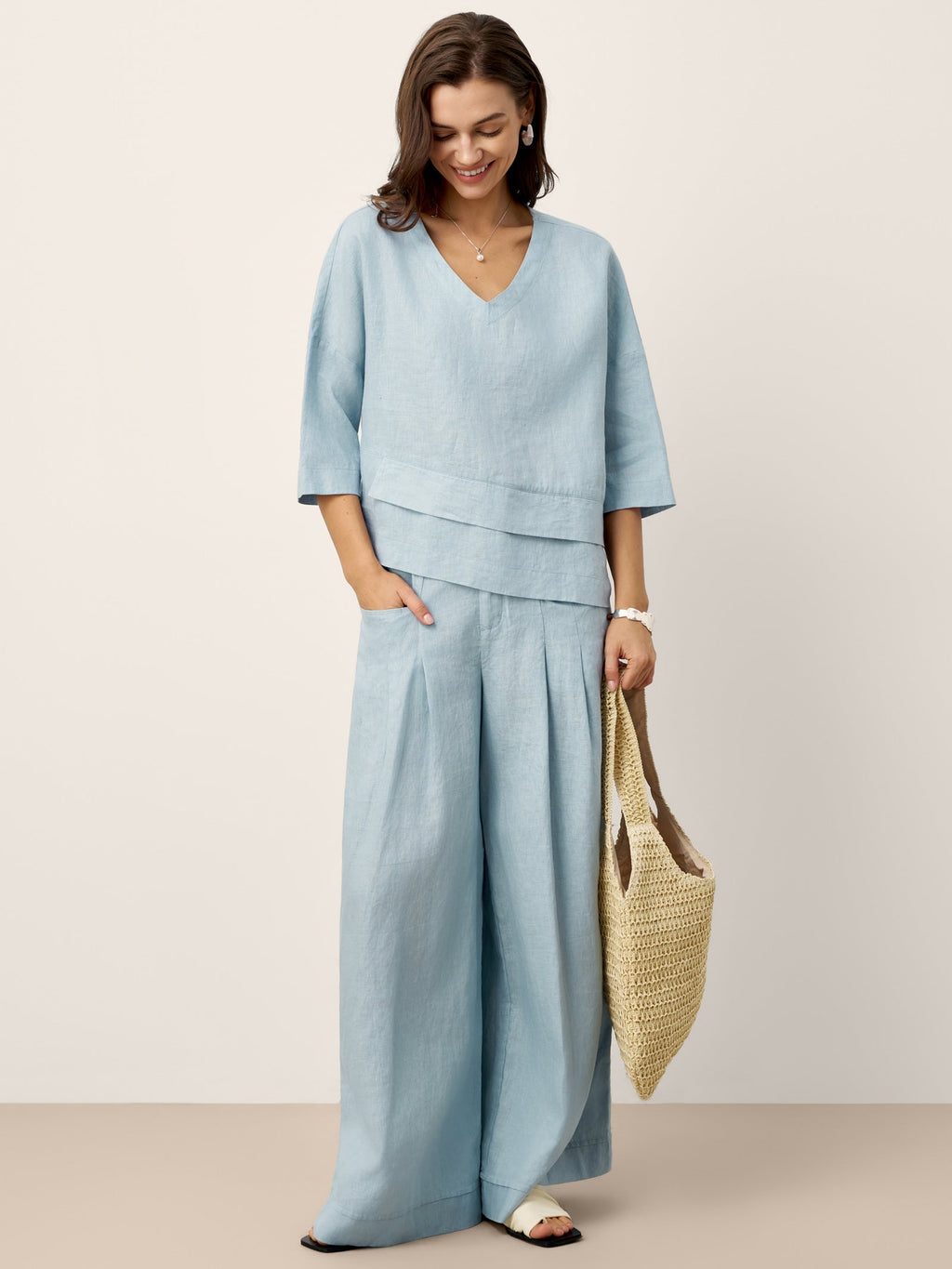 Tailored Linen Trousers