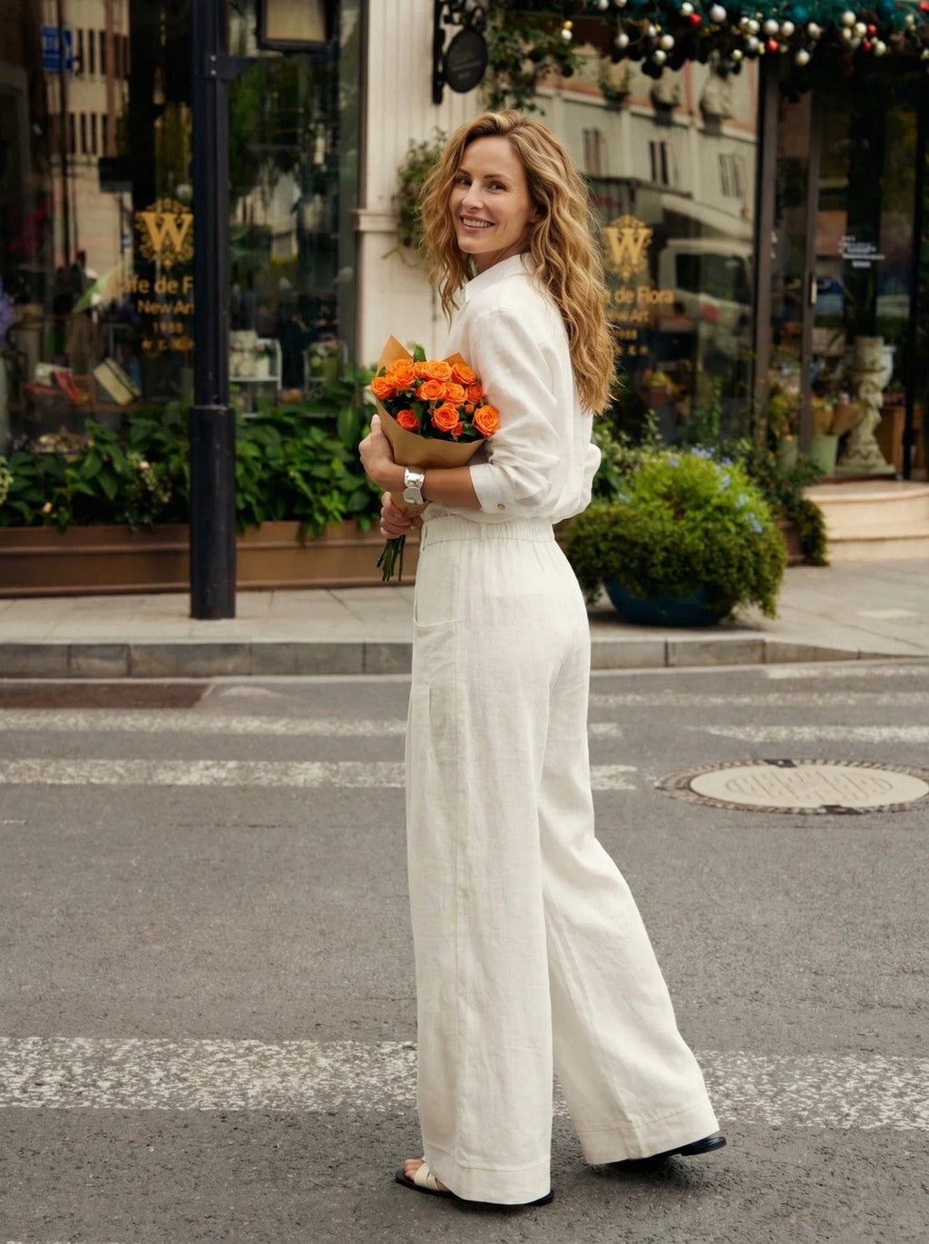 Tailored Linen Trousers