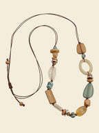 The Mixed Bead Pendant Necklace