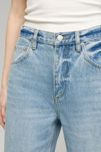 High-Rise Wide Leg Denim Pants