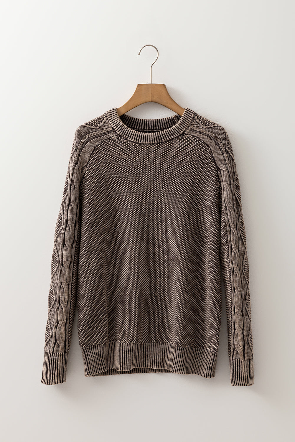 Aria Knit Sleeve Casual Sweater