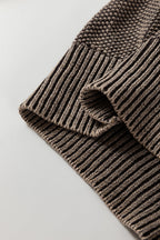 Aria Knit Sleeve Casual Sweater