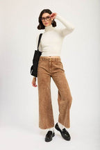 Retro Sepia Corduroy Pants