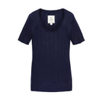 Pointelle Organic Cotton Sweater Top