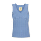 Organic Pointelle Sweater Tank