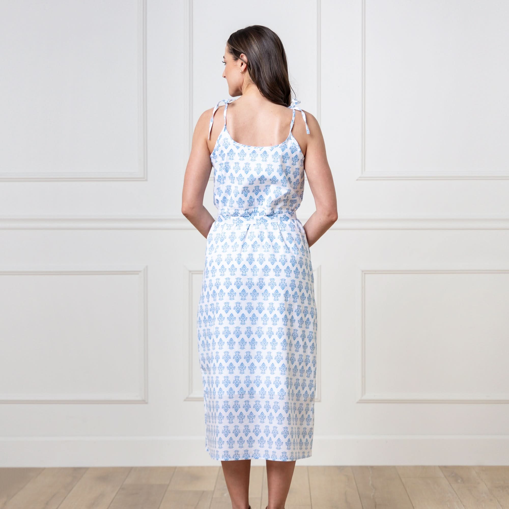 Effortless Button-Front Sundress – Sustainable Cotton