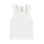 Organic Cotton Diamond Stitch Sweater Tank