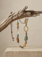 The Mixed Bead Pendant Necklace