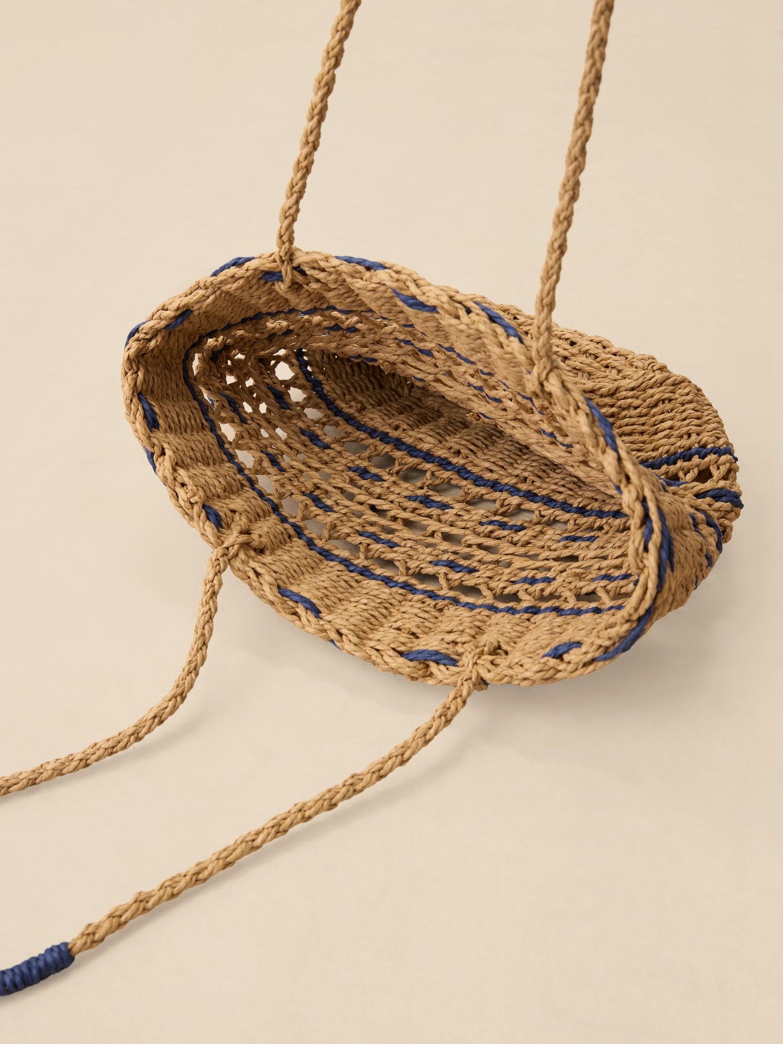 Coastal Stripe Woven Tote