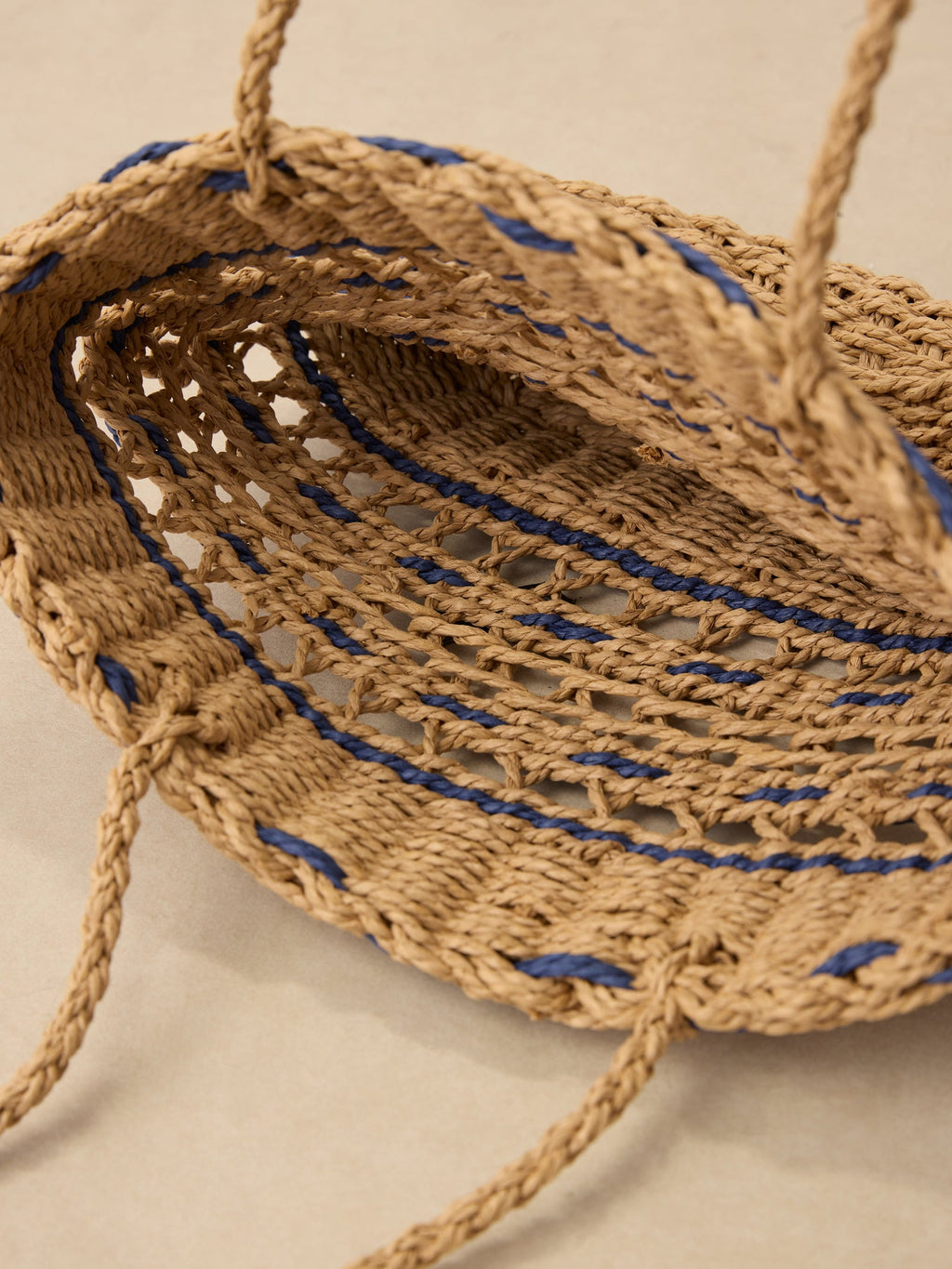 Coastal Stripe Woven Tote