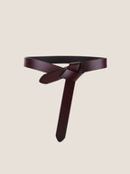 The Twisted Leather Waist Belt