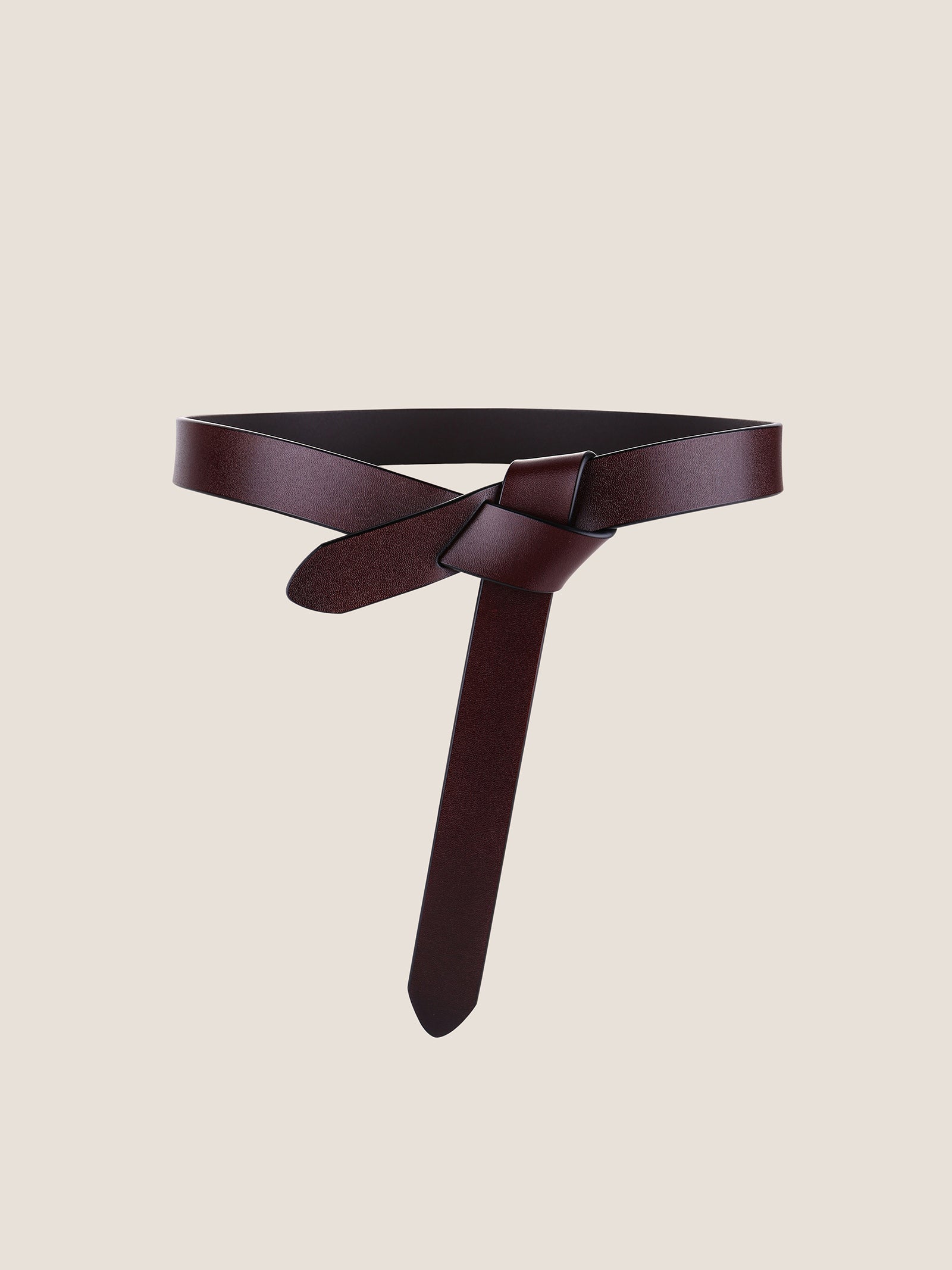 The Twisted Leather Waist Belt
