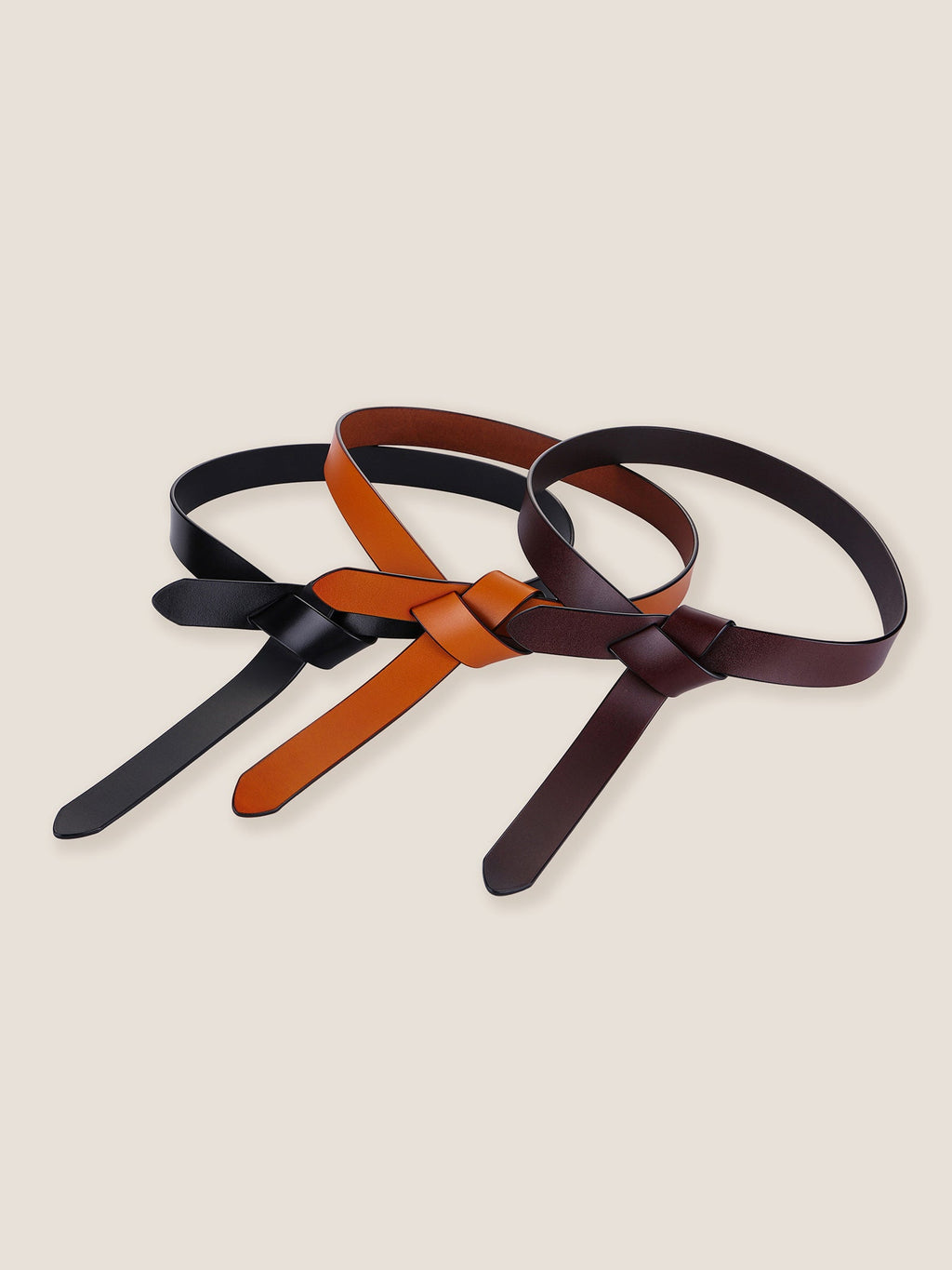 The Twisted Leather Waist Belt
