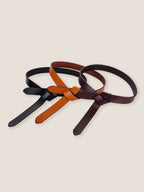The Twisted Leather Waist Belt