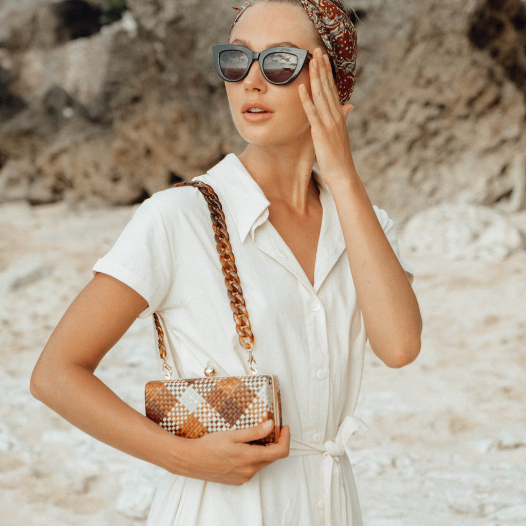 The Arya Safari Midi Shirt Dress