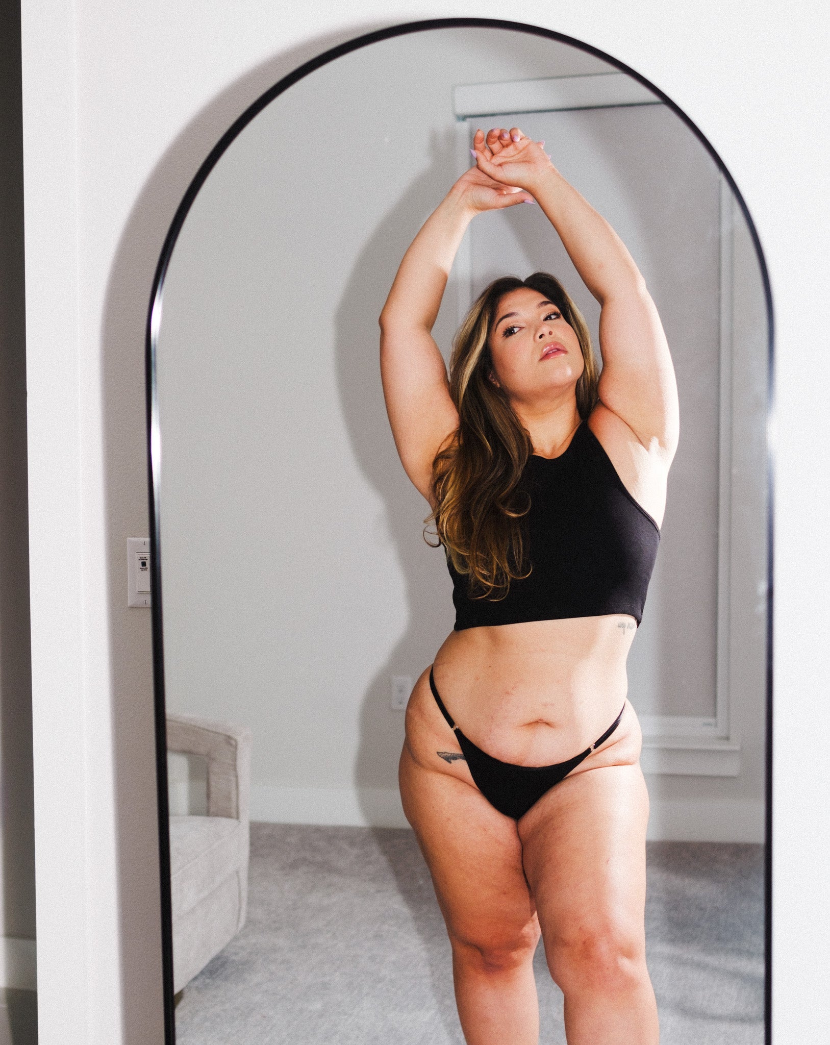 The Signature Adjustable Thong Black