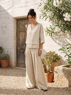 Tailored Linen Trousers