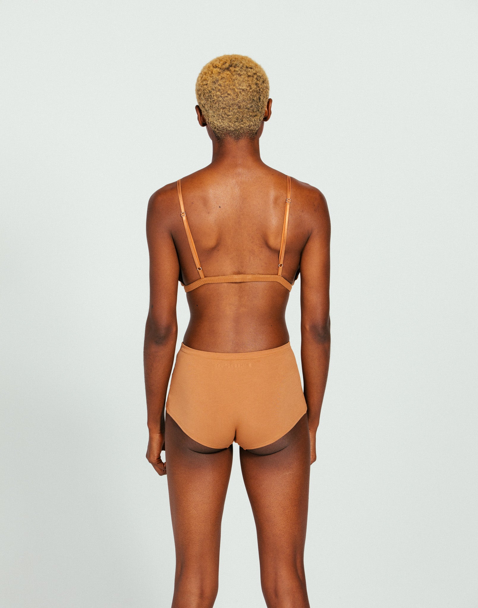 Camel Midrise Cotton Boyshort