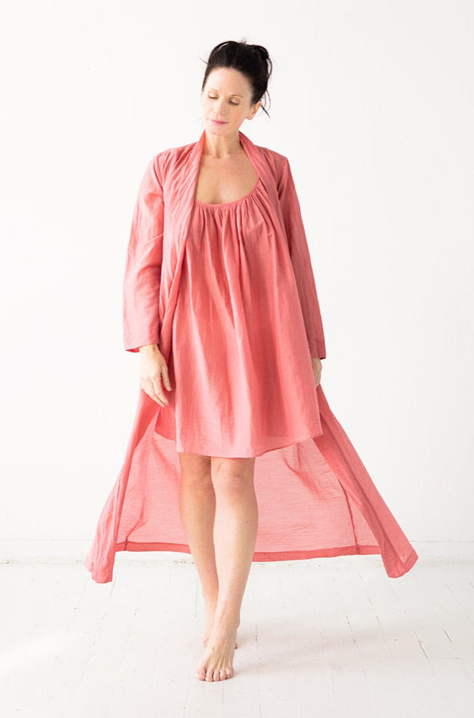 Classic Cotton Silk Robe by SALUA