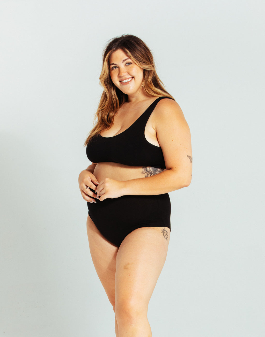 Black Scoop Bralette