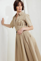 Woven Midi Dress