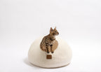 Felted Wool Cat Cave Bed