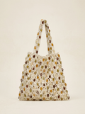 Handwoven Beaded Crochet Tote
