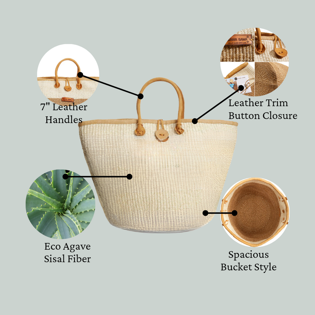 Handwoven Economical Sisal Tote Bag