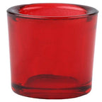 recycled glass votive candle holder for beeswax candles