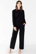 Classic Pima Cotton Straight Leg Pants