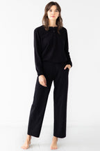 Classic Pima Cotton Straight Leg Pants