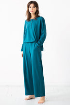 Classic Pima Cotton Straight Leg Pants