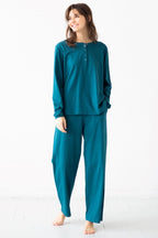 Classic Pima Cotton Straight Leg Pants