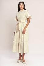 Feels Like a Compliment Woven Midi Dress