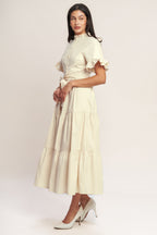 Feels Like a Compliment Woven Midi Dress