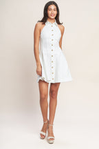 Always Adorable Woven Mini Dress
