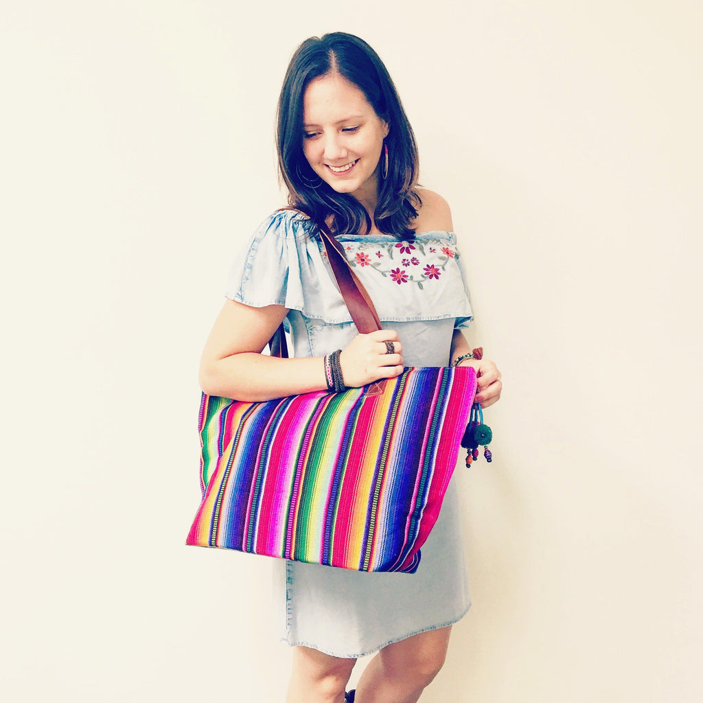 Heritage-Woven Cotton Tote