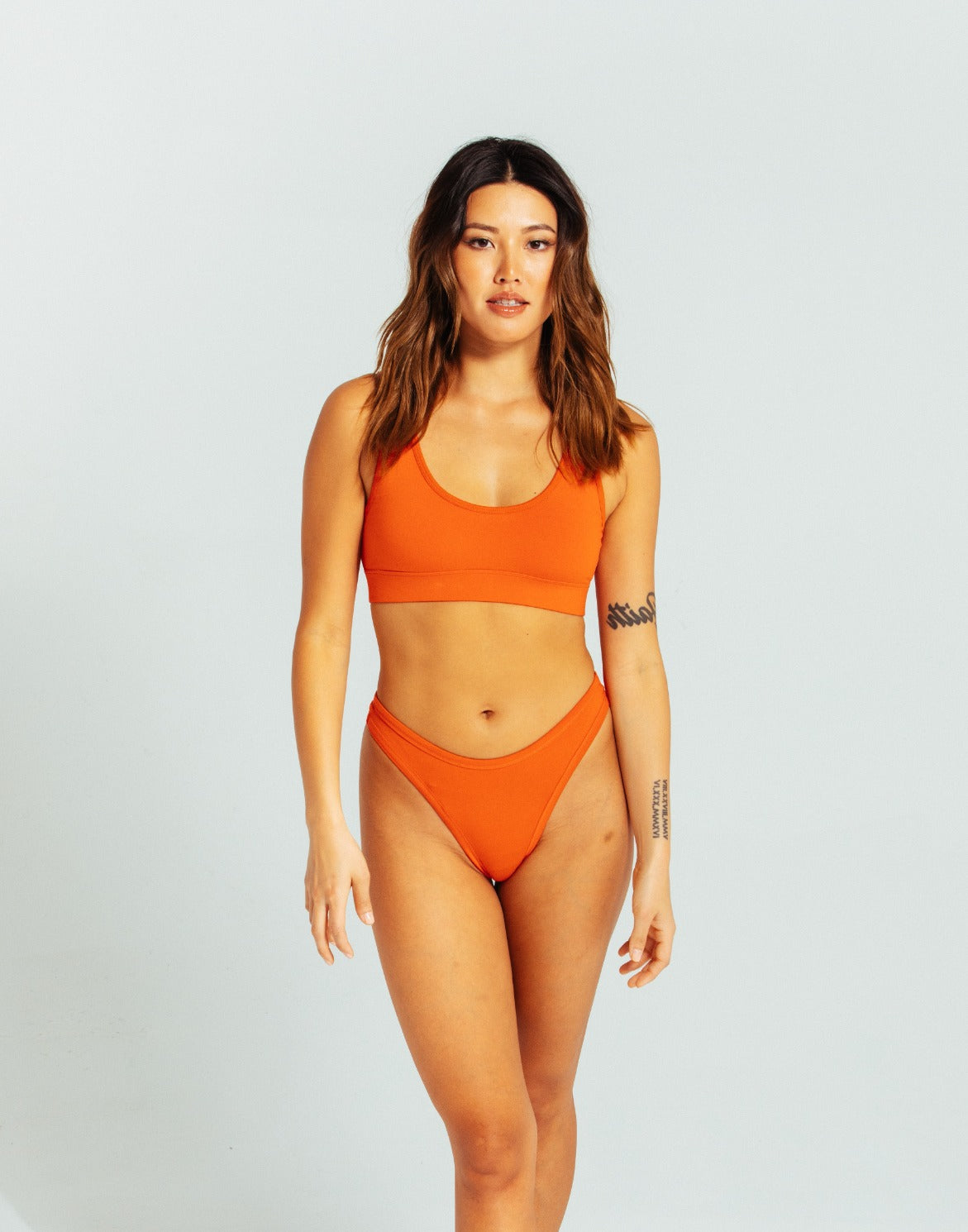 Hot Red Scoop Bralette